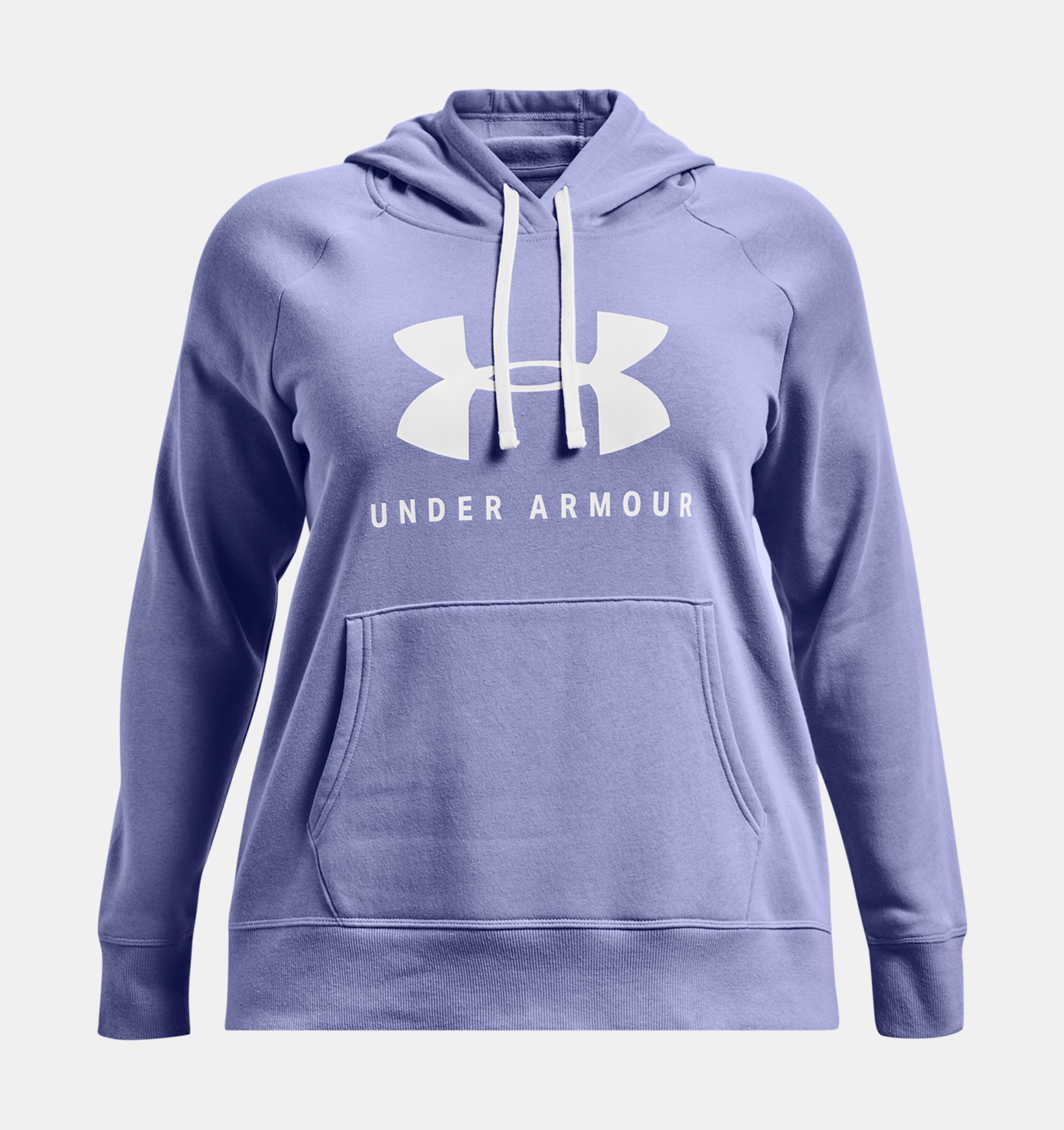 Under Armour Damen Fitness-Kapuzensweatshirt  UA Rival Fleece Logo Hoodie grau 